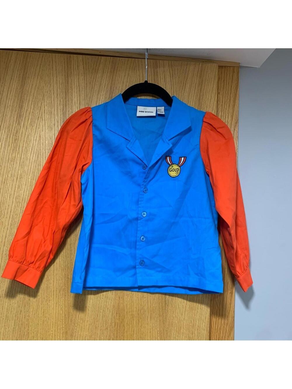 Mini Rodini Kids' Medal Embroidered Blouse - Size 5-7 years